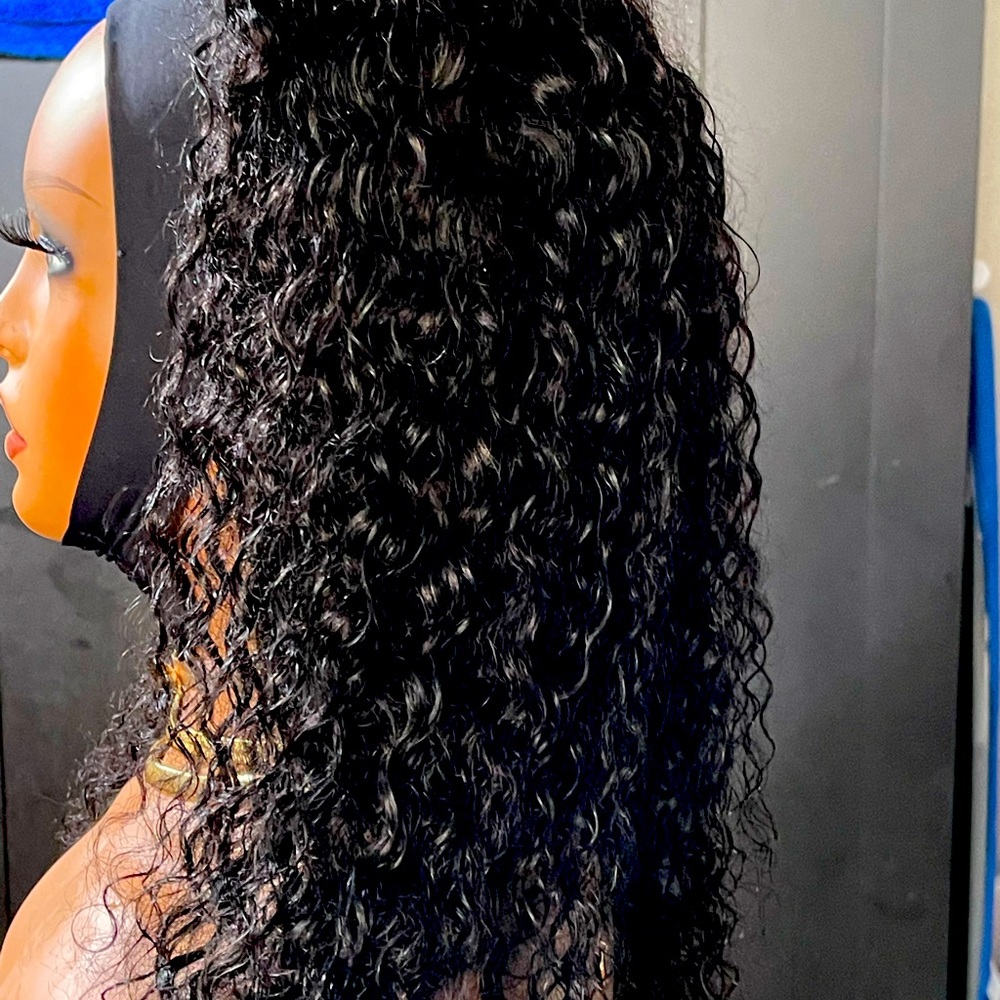 100% HUMAN HAIR HEADBAND WIG!!! - Picture 3 of 4